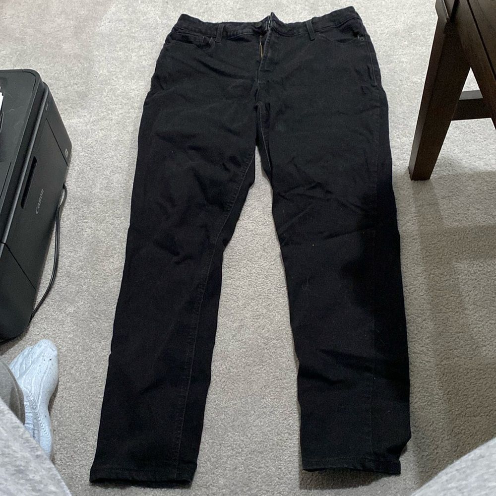 Black rockstar jeans Old Navy Super skinny high-rise with Secret slim pocket